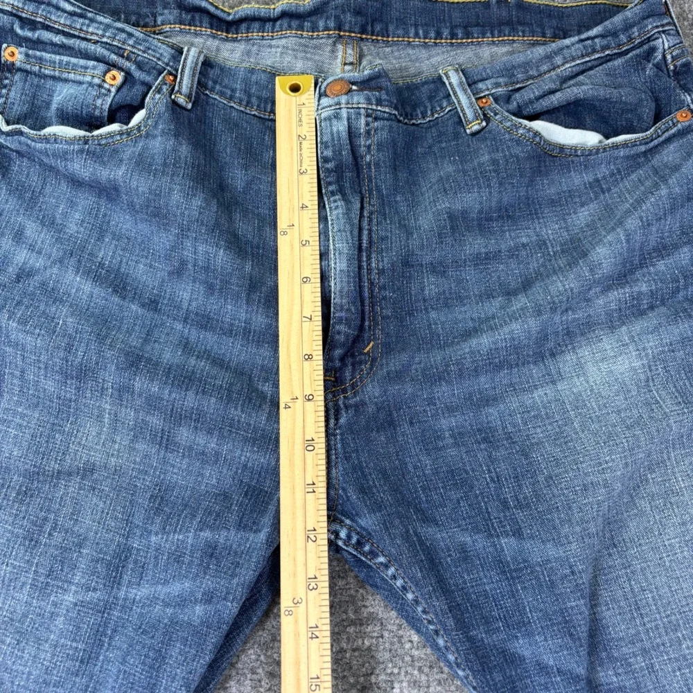 Levis 505 Regular Fit Straight Leg Blue‎ Denim Jeans Mens W40 L30